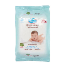 High quality 25pcs oem soft baby wet wipes facial tissue clean